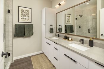 Model bathroom